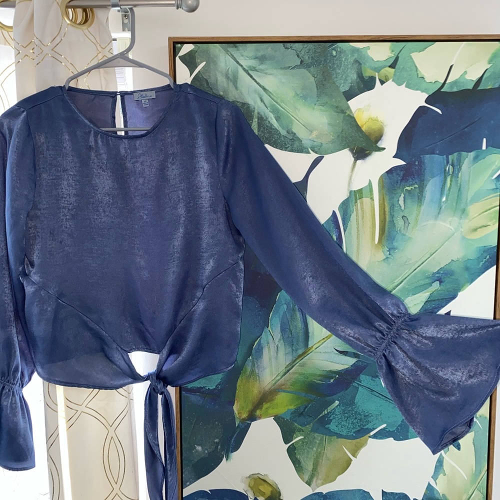 Waist tied blouse
